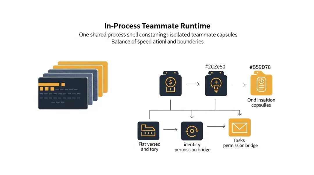 In-Process Teammate Runtime Key Visual
