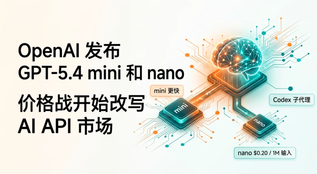 OpenAI Launches GPT-5.4 Mini and Nano: The AI API Price War Begins | Uncle Fruit's AI Daily