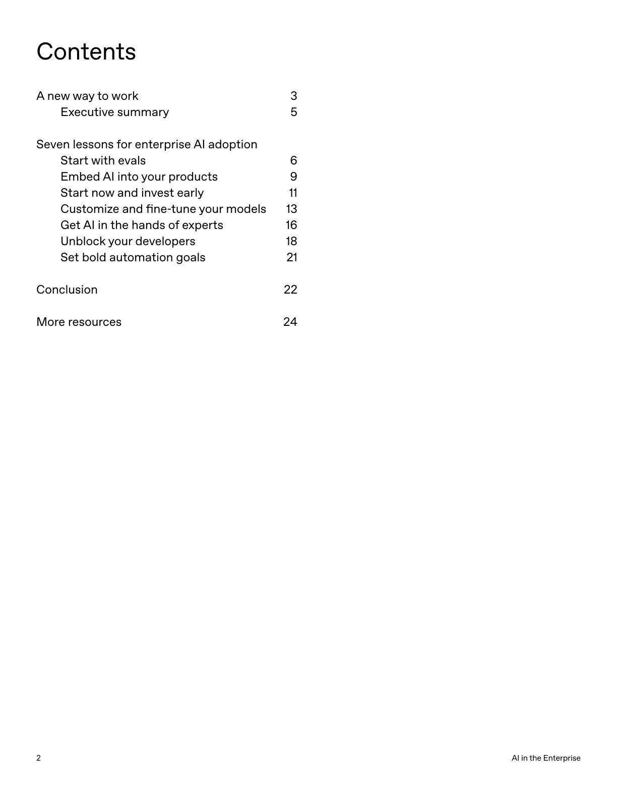 AI in the Enterprise: A Practical Guide - Page 2