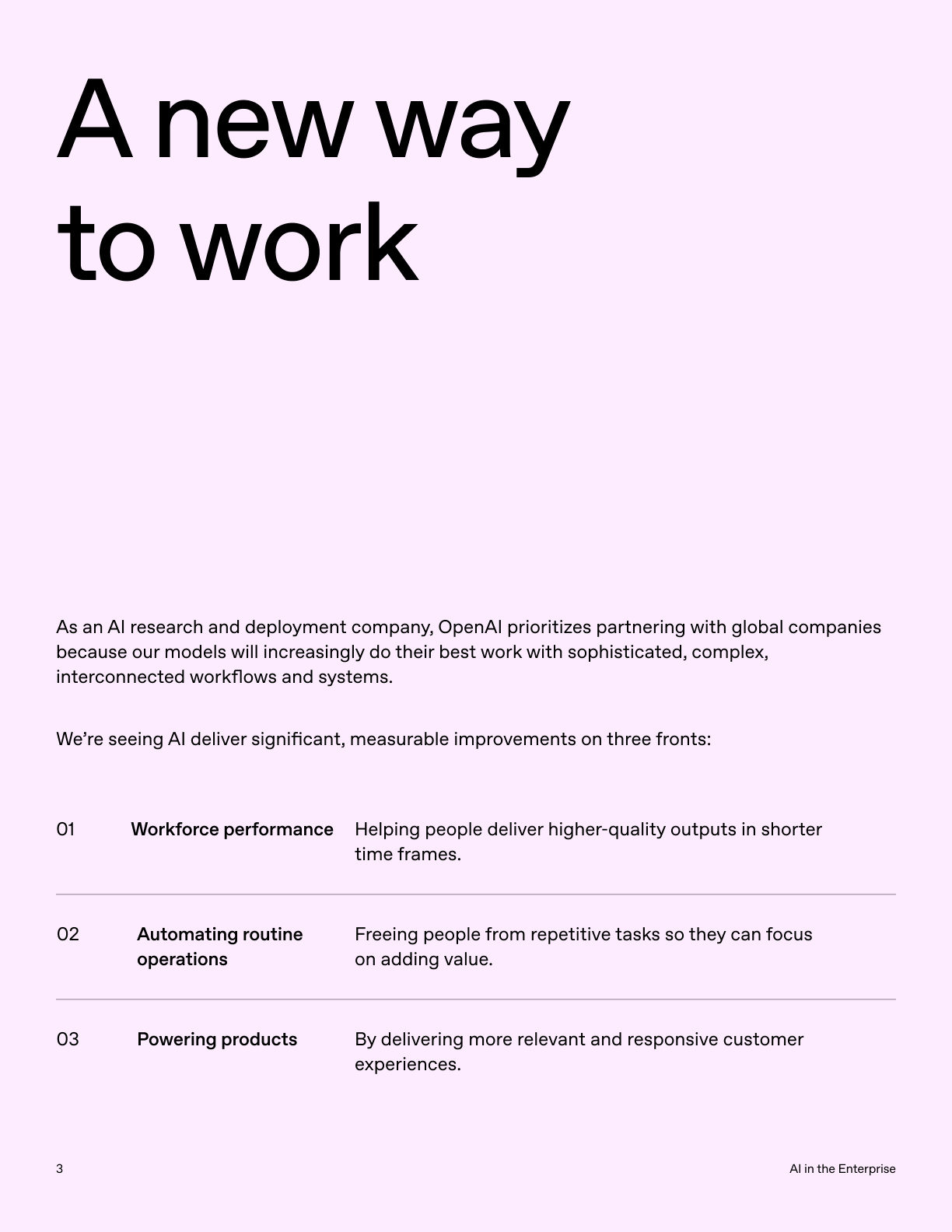 AI in the Enterprise: A Practical Guide - Page 3