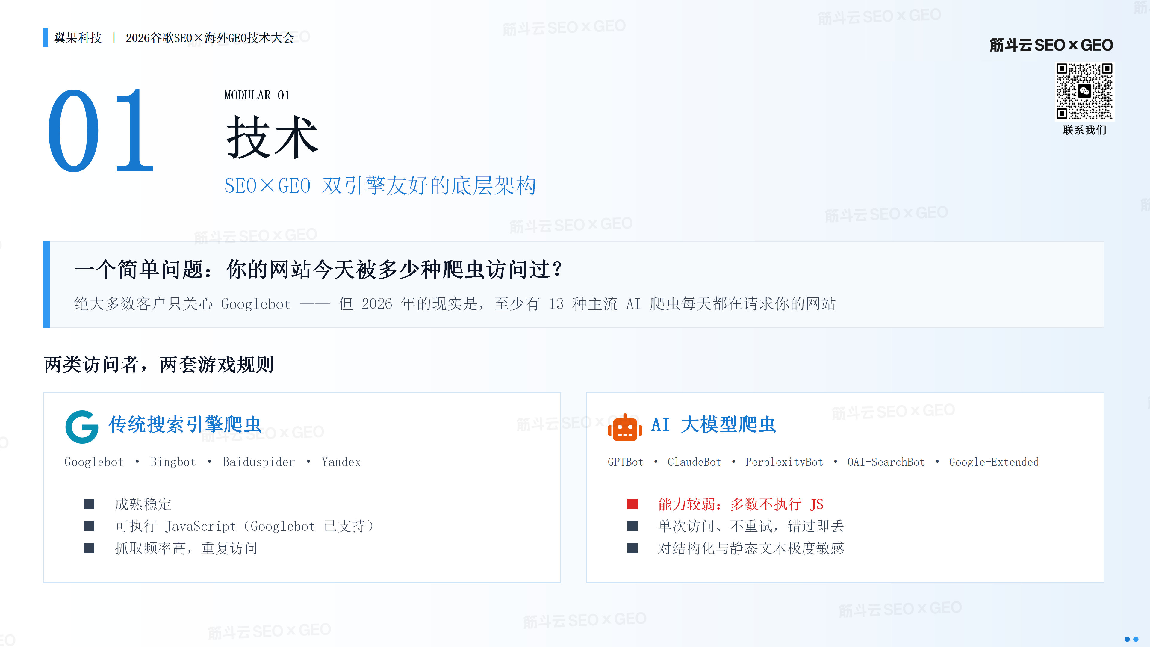 SEO×GEO 技术全拆解：从双爬虫底座到内容工程与站外信源 - 第 3 页